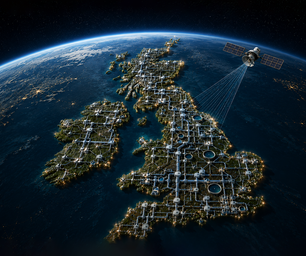 Satellite connectivity supporting AI and remote monitoring across UK water networks